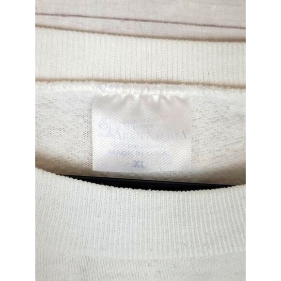 VINTAGE SPORTS AMERICA USA SWEATSHIRT W HAWAIIN TROPICAL DETAIL, SZ XL - Picture 5 of 11